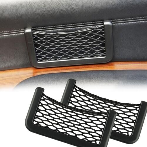 Car Storage Bag Car Organizer Pockets 15x 8 cm Car Seat Back Storage Net For Tools Phone Holder Pocket Organizer