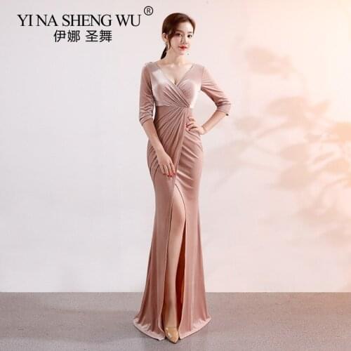 Длинные платья YI NA SHENG WU China At AliExpress