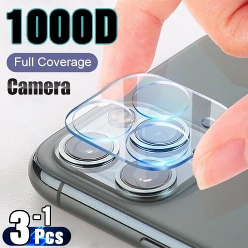 3Pcs Camera Protection Glass For iPhone 11 12 Pro XS Max XR X Full Cover Lens Screen Protector On iphone 7 8 Plus SE 2020 Glass