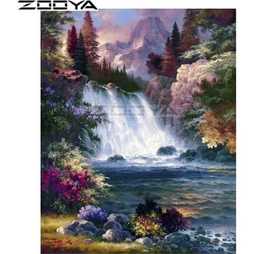 ZOOYA Paintings By Numbers Landscapes