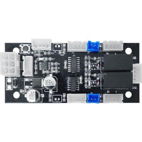 2 Channel Lock Control Board with Light Control Output with Unlock Feedback Intelligent Serial Lock Control Board RS485
