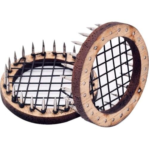 2PCS/Set Pure Handmade Round Push-In Queen Mark Cage Push-In Queen Marking Disc for Queen Bee Marking