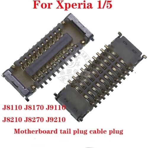 For Sony Xperia 1 Xperia 5 tail socket motherboard connection tail plug small plate inline seat button connector