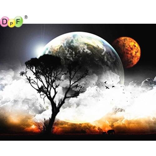 DPF 5D Round/Square full Diamond Painting Cross Stitch Crafts Diamond Embroidery Mosaic Needlework kits Home Decor