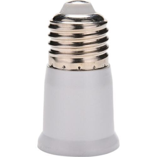 E27 to E27 Extension Socket Base CLF LED Light Bulb Lamp Adapter Converter