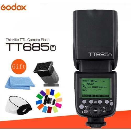 Godox TT685F 2.4G HSS TTL GN60 Flash Speedlite+ X1T-F Trigger Transmitter Kit for Fuji X-Pro2/X-T20/X-T1/X-T2