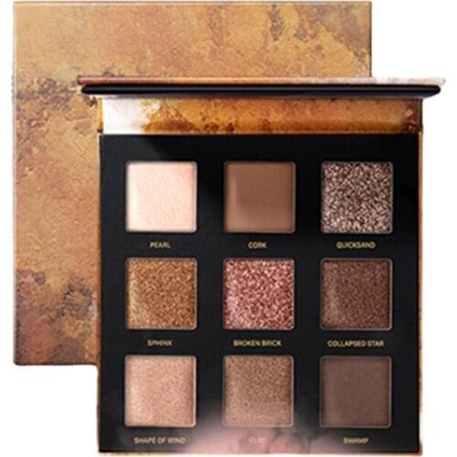 PERFECT DIARY Light Shadow Star River Nine Colors Eye Shadow Plate Earth Colors Matte Shimmer Glitter
