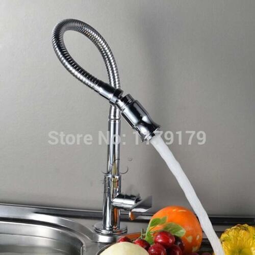 Curve mutifunctional tap faucet,brass chrome plated faucet, single cool faucet kitchen faucet SCL02
