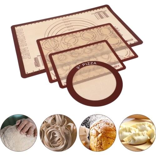 Baking Mat Oven Pad Rolling Noodle Dough Mat Kneading Mat Thickened Cookie Pizza Macarons Baking Kneading Mat Baking Supplies