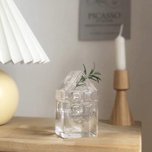 Creative Simple Modern Japanese Hand-made Small Pomegranate Glass Vase Desk Bottle Mini Water Flower Planter