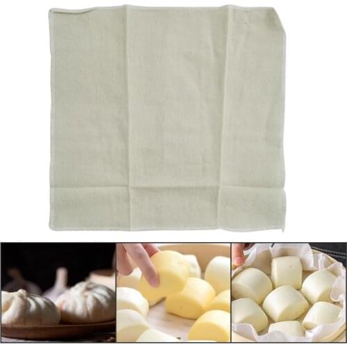 Reusable Steamer Cloth Gauze Drawer Steamer Mat Stuffed Buns Bread Steamer Kitchen Steamer