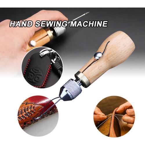 Speedy Stitcher Sewing Awl Tools Kit Leather Sail & Canvas Heavy Repair Professional Design Metal Wood Leather Tool 3