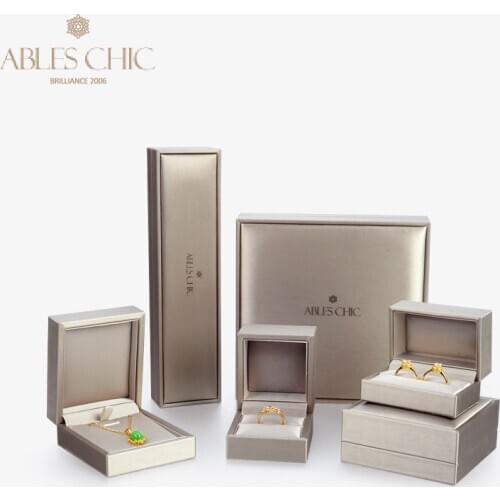 PU Leather Premium Quality Fine Jewelry Set Gift Box Earring Ring Bracelet Bangle Pendant Necklace Storage Box