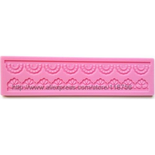 NEW! Free Shipping Fondant Cake Instant Lace Silicone Mold Sugar Paste Sugar Art Tools Cake Decoration LM-13