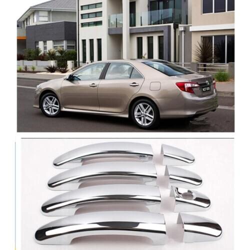Fit For Toyota Camry 2012 2013 2014 New Chrome Car Side Door Handle Cover Trim Free Shipping