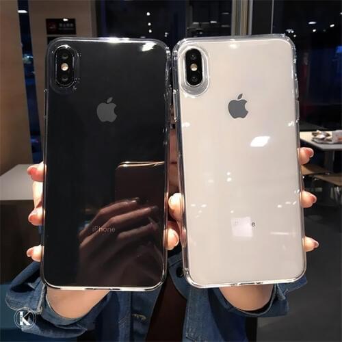 Shockproof Bumper Transparent Phone Case For iPhone 11 Pro Max X XR XS 12 Mini 6S 7 8 Plus Ultra Thin Clear Soft Silicone Cover