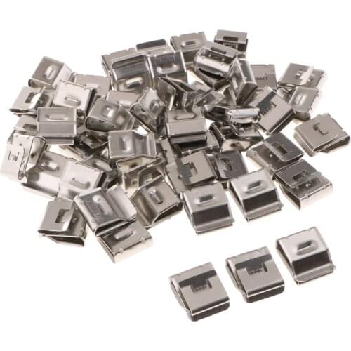 REAL Stainless 180x20mm Steel 200pcs/pack PV Wire Cable Clip Management
