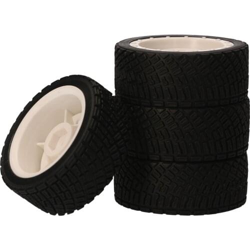 AUSTAR 8006+804 4PCS RC Tires 65*25MM Rubber Tires for 1/10 Racing Car for HSP94123 LC PTG-2 RC Parts