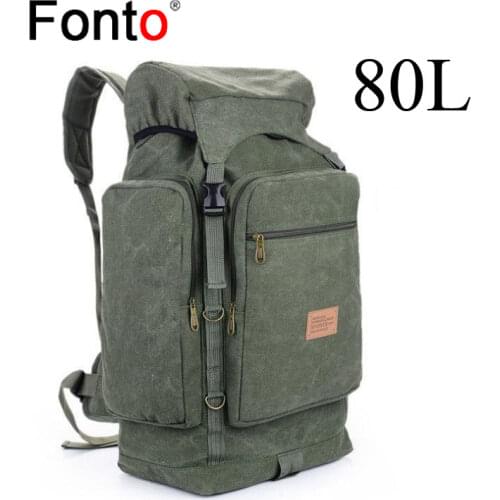 80L Climbing Camping Backpack Large Capacity Army Hiking Sport Military Tactical Backpack Outdoor Bag Trekking Travel Rucksack