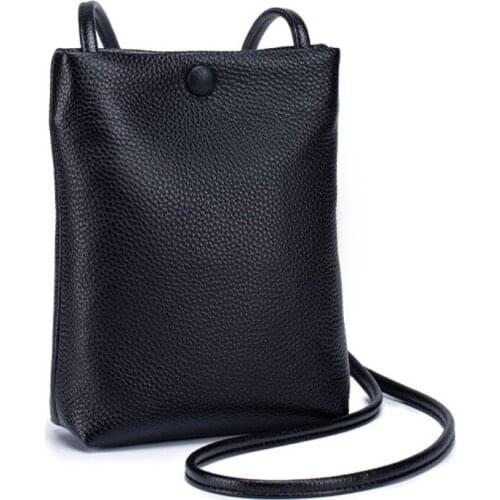 Mini Bucket Bag Soft Leather Women Crossbody Bags Handbags Woman Phone Bag Small Female Shoulder Bags Ladies Messenger Bag