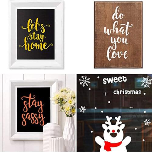 Christmas Self Adhesive Silk Screen Printing Stencil Mesh Transfers for T-Shirt