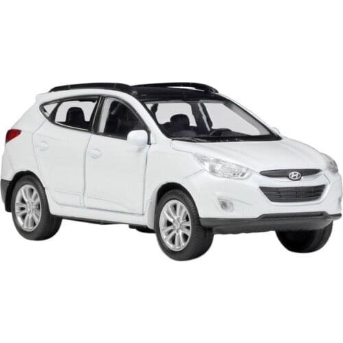 WELLY 1:36 Hyundai Tucson IX35 Alloy Luxury Vehicle Diecast Pull Back Cars Model Toy Collection Xmas Gift