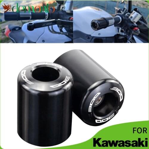 Motorcycle CNC Handle Bar Handlebar Grips Cap End handle Plugs cap For KAWASAKI Z300 Ninja