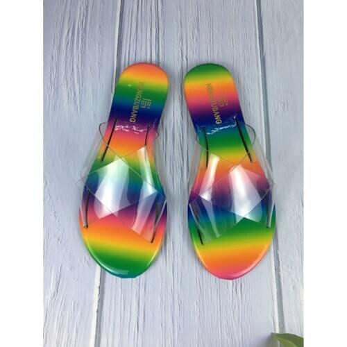 2021 Summer New Woman Sandals Flat Slippers Cross Style Fashion Open Toe Womens Shoes Outdoor Plus Size 41