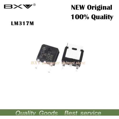 10PCS LM317M LM317 TO252 SOT LM317MDT SMD voltage regulator IC new original