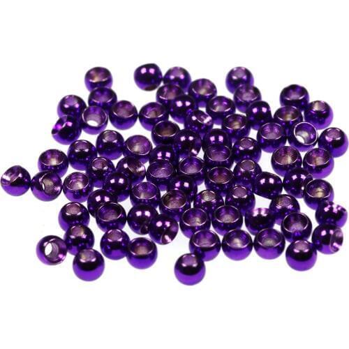 Fly Tying Brass Beads 20PCS 2.8mm 7/64" Beadhead Nymph Stonefly Streamer Fly Tying Weighted Head FL Orange Rainbow Golden