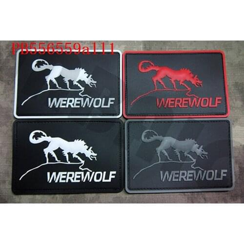3D PVC Patch MGS Private Military Companies PMCs USA Werewolf