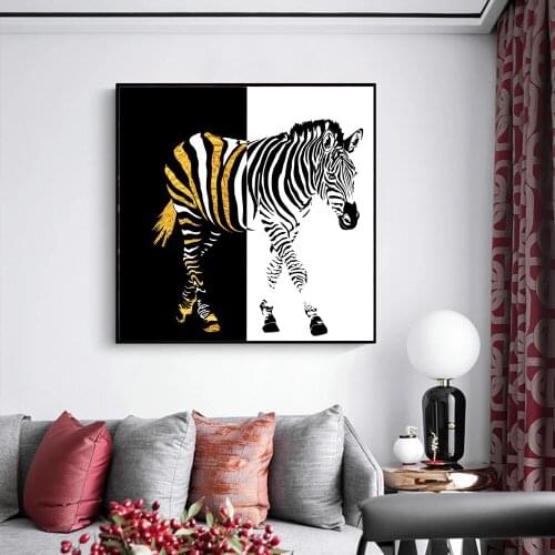 Abstract Graffiti Art Horse Oil Painting on Canvas Wall Art Posters Prints Wall Pictures for Living Room Home Cuadros Decor