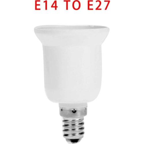 E14 To E27 Adapter Conversion Socket LED Lamp Light Holder Fireproof High Quality Material Socket Light Bulb Adapter Dropship