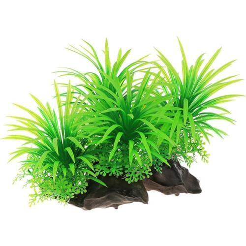 Fish Tank Decoration Simulated Grass Aquarium Ornament Artificial Plastic Aquatic Plant 15*23cm For Home Fish Tank Aquarium