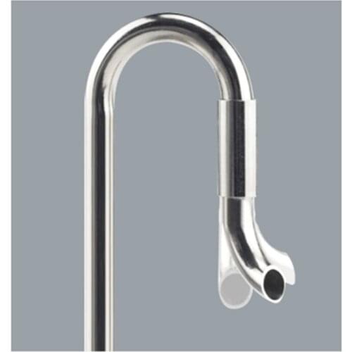 Aquarium Water Grass Fish Tank Filter Inflow Outflow Lily Pipe Stainless Steel Tube with Surface Skimmer