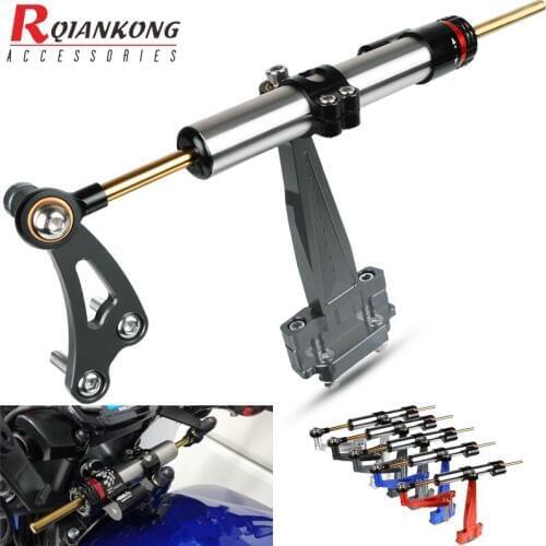 For Honda CB 650F 2014-2018 Motorcycle Steering Dampers Stabilizer shock absorber with Bracket Mount CNC Adjustable Moto parts