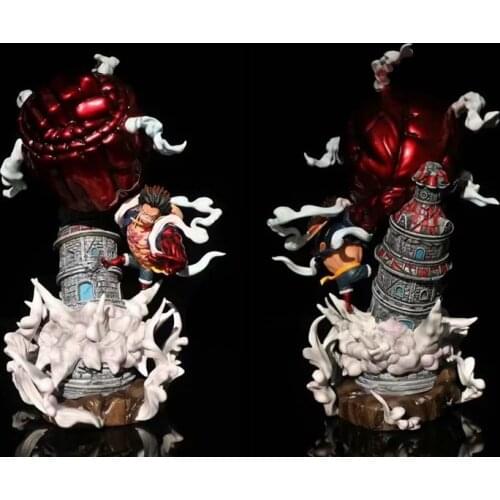 Anime O.n.e.P.i.e.c.e GK Tokushima Chapter Four Gears Great Ape King Gun Luffy Statue Boxed Figure Approx 28cm