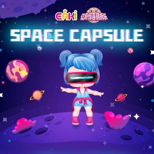 Eaki Space capsule Blind Box for Girl Surprise Guess the Demolition Toys for Children Gift