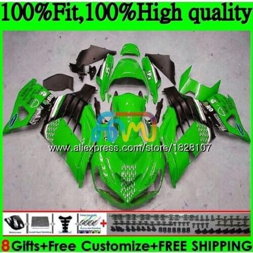 Injection For KAWASAKI ZX Gloss green 14R ZX14R 06 07 08 09 10 11 21BS.49 ZZR1400 ZX-14R 2006 2007 2008 2009 2010 2011 Fairing