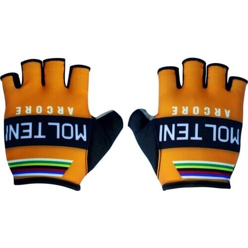 Classic Mens Cycling Gloves Half-finger Guantes Ciclismo Summer Breathable Lycra Fabric
