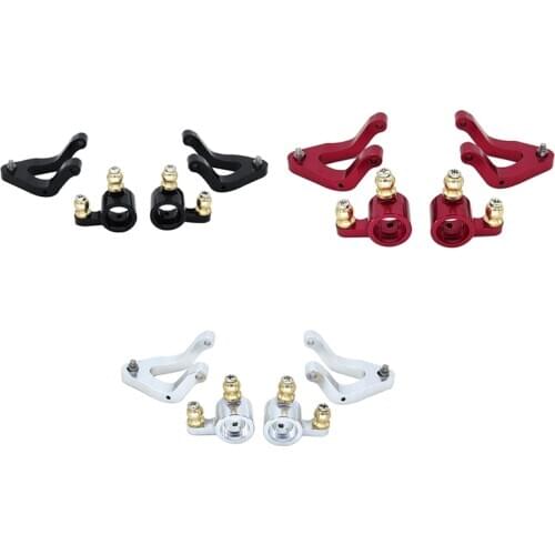 For WPL D12 1/10 RC Truck Car Upgrade Parts Metal Lower Swing Arm & Steering Cup Knuckle Set Accessories