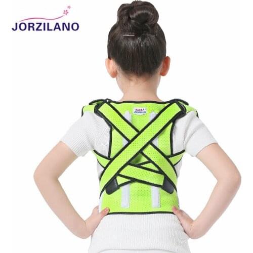 JORZILANO Unisex Corset Posture Corrector Shoulder Brace Support Back Corrector Belt Humpback Correction For Students Kid Child