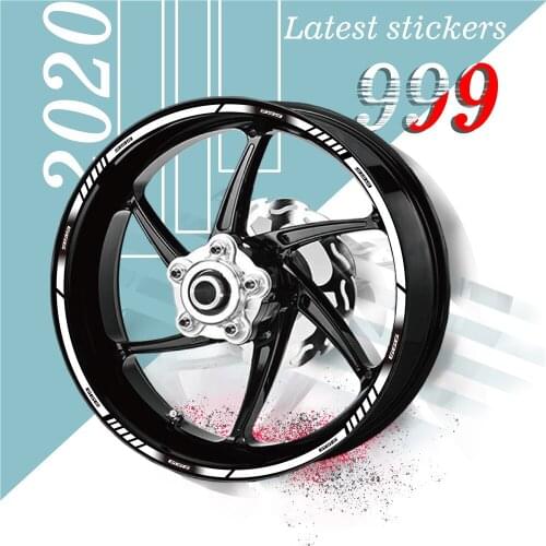New Motorcycle modified reflective wheel sticker moto tire rim decoration protection decal rim sticker for DUCATI ducati 999