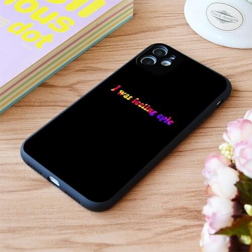 For iPhone I Was Feeling Epic Print Soft Matt Apple iPhone Case 6 7 8 11 12 Plus Pro X XR XS MAX SE