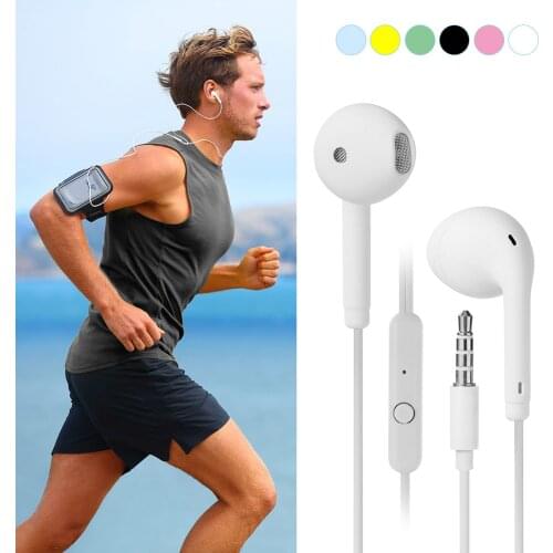 U19 Headset Earphones Macarons Cartoon Cute Earplug with Noise Canceling Mic For Iphone Xiaomi Huawei Girls Gifts 3.5mm In-Ear