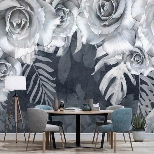 Custom Mural Wallpaper Modern 3D Stereo Flower Plant Creative Art Fresco Living Room TV Sofa Bedroom Home Decor Papel De Parede
