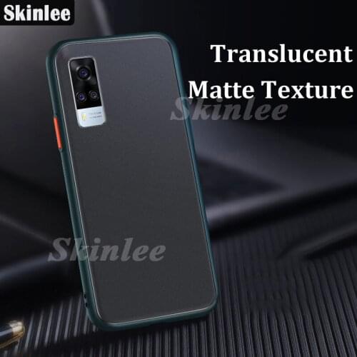 Skinlee For vivo Y31 Case Translucent Skin Matte Hard Cover Shockproof Case For VIVO Y51 Cover