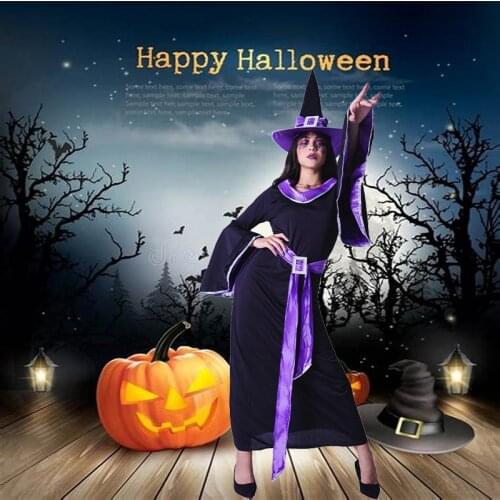 QLQ Halloween Costume For Women Witch Dress Witch Costume For Women Cosplay Witch Dress Purim Costumes