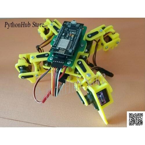 Four-legged Robot Spider Bionic Robot Maker DIY Full Set WIfi or Bluetooth-compatible Version
