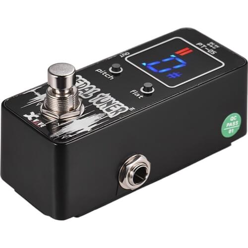XVIVE PT-05 Chromatic Tuner Pedal with Pitch Calibration & Flat Tuning Full Metal Shell True Bypass